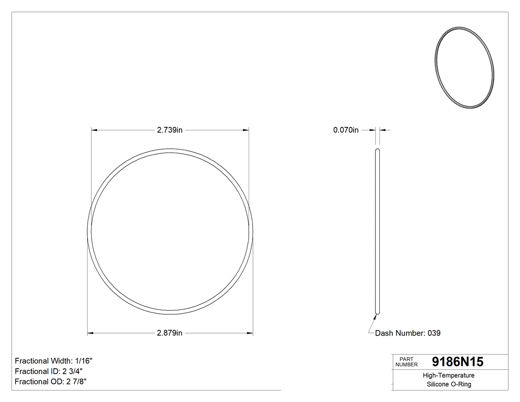 Technical drawing - 9186N15